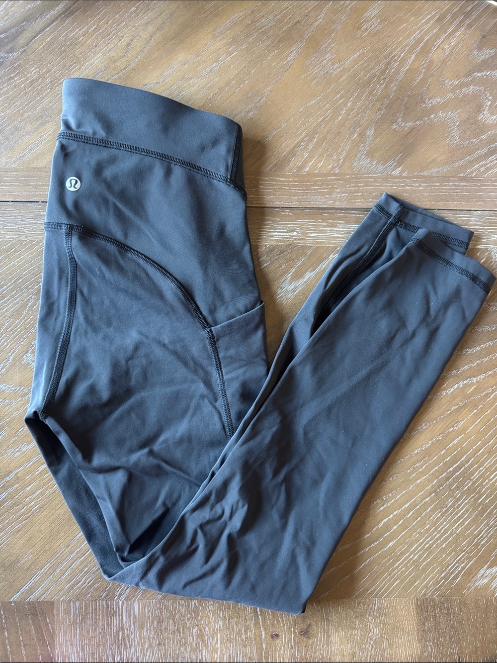 lululemon athletica Black Power Thru 25” Tights